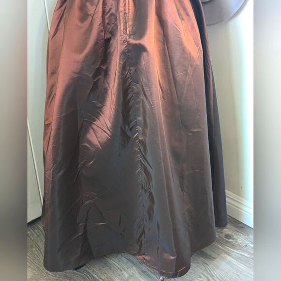 VTGa 70s 80s 11/12 Strapless Velvet Ball Gown Whimsigoth Fairycore Romantic - Picture 7 of 10